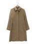 BURBERRY BLUE LABEL（バーバリーロンドンブルーレーベル）の古着「ウール比翼コート」｜ベージュ