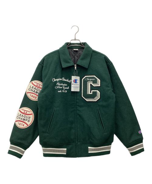 Champion（チャンピオン）Champion (チャンピオン) アワードジャケット ウールジャケット 25FW グリーン サイズ:SIZE Lの古着・服飾アイテム