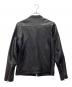 FREAK'S STORE (フリークスストア) ライダースジャケット ブラック サイズ:SIZE M：7000円