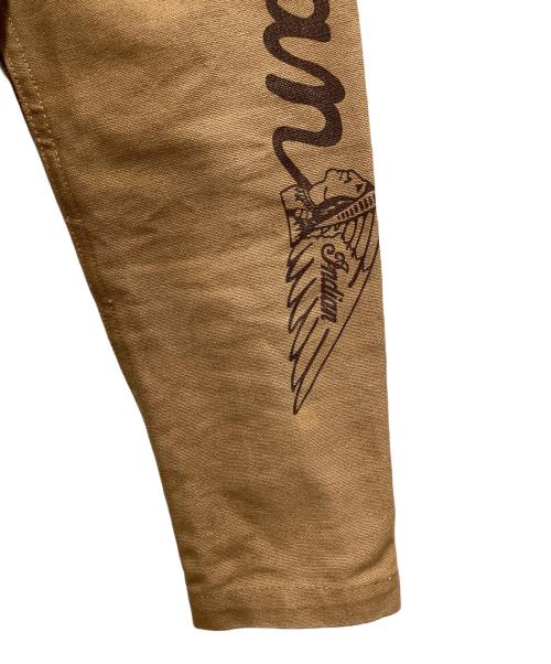 INDIAN MOTORCYCLE（インディアンモーターサイクル）INDIAN MOTORCYCLE (インディアンモーターサイクル) つなぎ ブラウン サイズ:SIZE Mの古着・服飾アイテム
