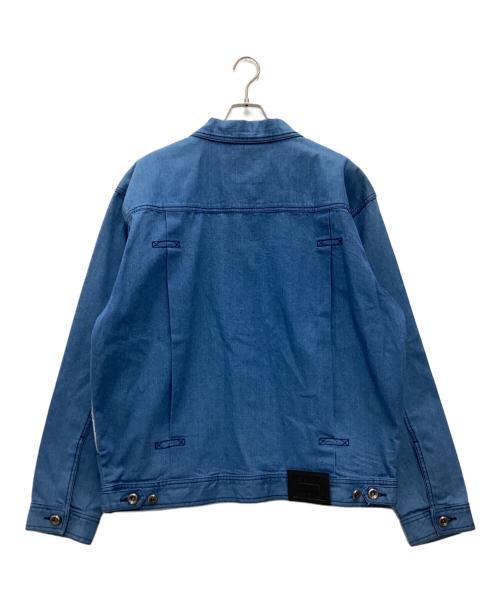 KARL KANI（カールカナイ）KARL KANI (カールカナイ) カバーオール 推定90s タグ付 デッドストック ブルー サイズ:SIZE Lの古着・服飾アイテム