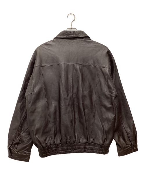 FIORENZA（-）FIORENZA (-) レザージャケット ブラウン サイズ:SIZE XLの古着・服飾アイテム
