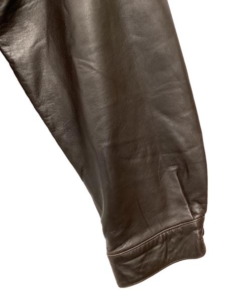 FIORENZA（-）FIORENZA (-) レザージャケット ブラウン サイズ:SIZE XLの古着・服飾アイテム