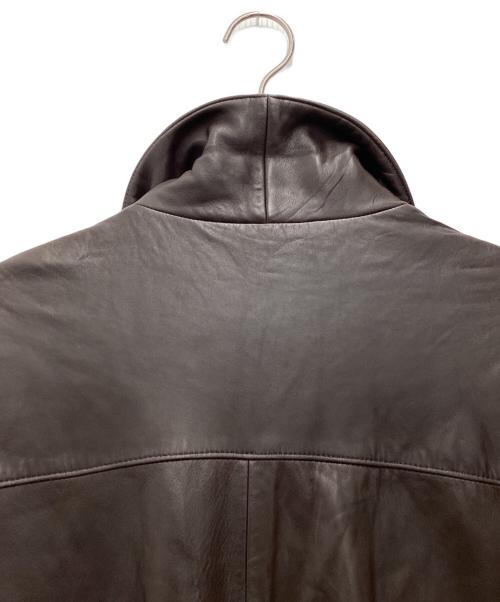 FIORENZA（-）FIORENZA (-) レザージャケット ブラウン サイズ:SIZE XLの古着・服飾アイテム