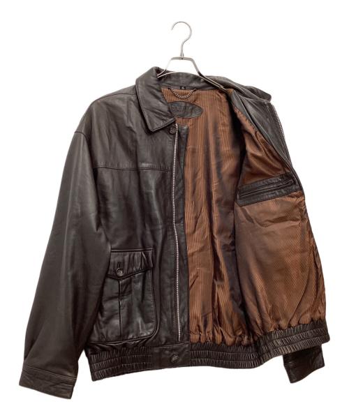 FIORENZA（-）FIORENZA (-) レザージャケット ブラウン サイズ:SIZE XLの古着・服飾アイテム