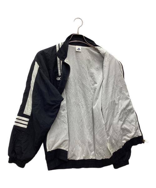 adidas（アディダス）adidas (アディダス) ナイロンジャケット 90s デサントタグ  ブラック サイズ:SIZE Lの古着・服飾アイテム