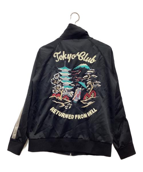 CORISCO（コリスコ）CORISCO (コリスコ) トラックジャケット スカジャン風 ブラック サイズ:SIZE Lの古着・服飾アイテム
