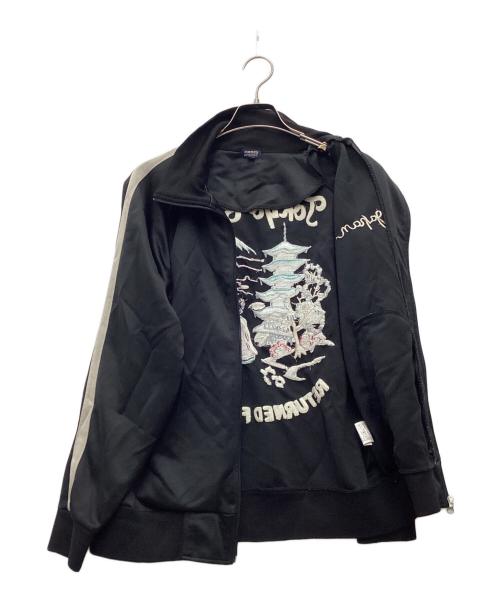 CORISCO（コリスコ）CORISCO (コリスコ) トラックジャケット スカジャン風 ブラック サイズ:SIZE Lの古着・服飾アイテム