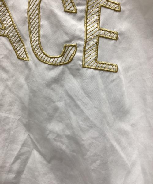 VERSACE（ヴェルサーチェ）VERSACE (ヴェルサーチェ) ナイロンジャケット 年数判定不明 ホワイト サイズ:SIZE Mの古着・服飾アイテム