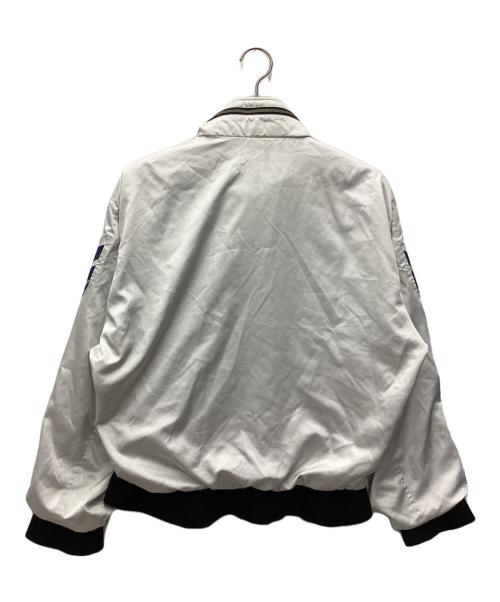 KAPPA（カッパ）Kappa (カッパ) ナイロンジャケット 90S ホワイト サイズ:SIZE Mの古着・服飾アイテム