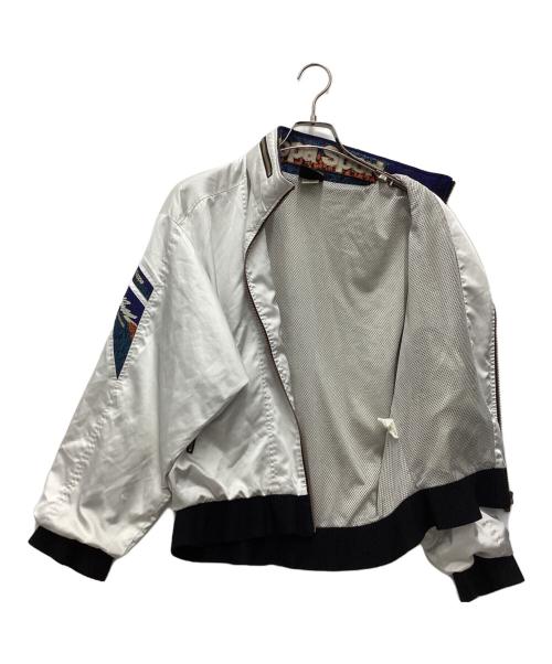 KAPPA（カッパ）Kappa (カッパ) ナイロンジャケット 90S ホワイト サイズ:SIZE Mの古着・服飾アイテム