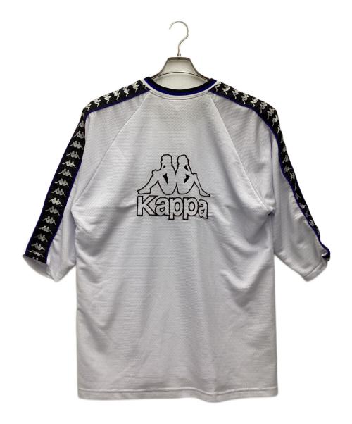 KAPPA（カッパ）Kappa (カッパ) ゲームシャツ 90s ホワイト サイズ:SIZE Lの古着・服飾アイテム