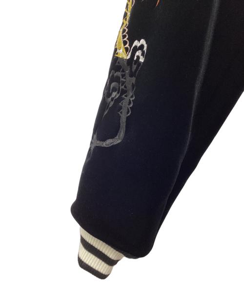 SEVESKIG（セヴシグ）SEVESKIG (セヴシグ) スカジャン ブラック サイズ:SIZE Lの古着・服飾アイテム