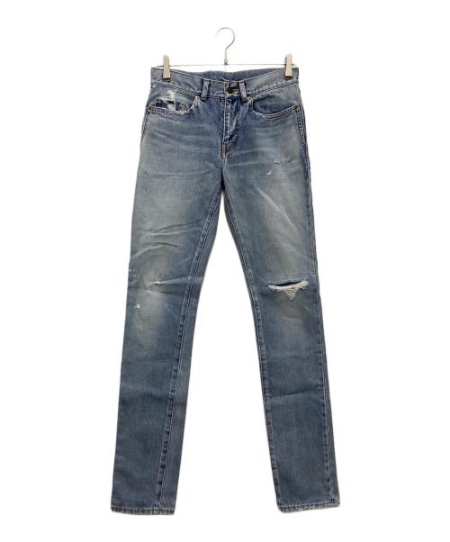 Saint Laurent Paris（サンローランパリ）Saint Laurent Paris (サンローランパリ) デニムパンツ 2018 スカイブルー サイズ:SIZE 68.5cm (W27)の古着・服飾アイテム