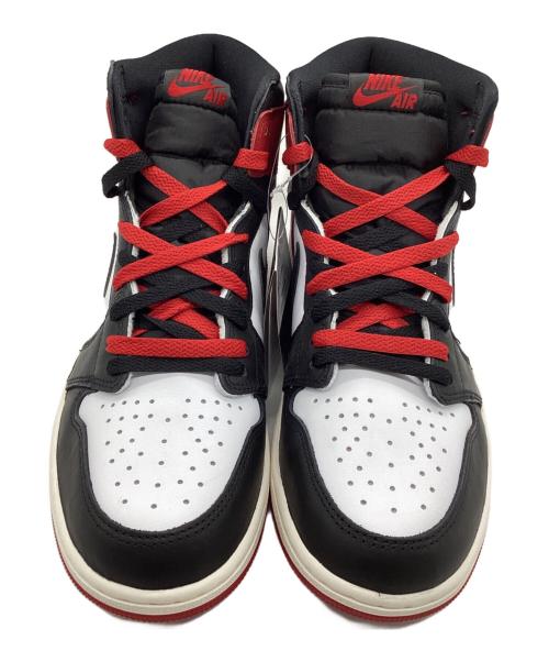 NIKE（ナイキ）NIKE (ナイキ) ハイカットスニーカー 	Air Jordan 1 Retro High OG レッド×ブラック サイズ:SIZE 27.5cmの古着・服飾アイテム