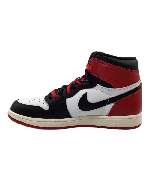 NIKE（ナイキ）NIKE (ナイキ) ハイカットスニーカー 	Air Jordan 1 Retro High OG レッド×ブラック サイズ:SIZE 27.5cmの古着・服飾アイテム