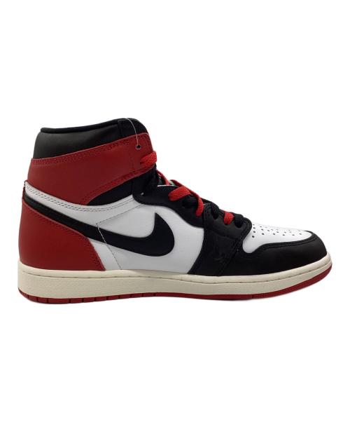 NIKE（ナイキ）NIKE (ナイキ) ハイカットスニーカー 	Air Jordan 1 Retro High OG レッド×ブラック サイズ:SIZE 27.5cmの古着・服飾アイテム