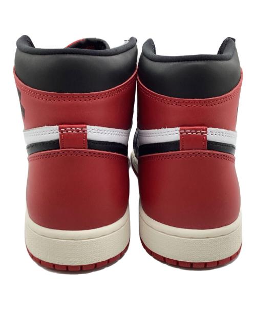 NIKE（ナイキ）NIKE (ナイキ) ハイカットスニーカー 	Air Jordan 1 Retro High OG レッド×ブラック サイズ:SIZE 27.5cmの古着・服飾アイテム