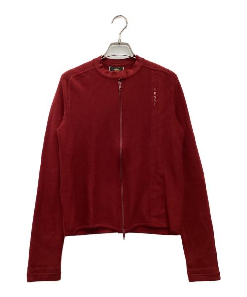 FENDI（フェンディ）FENDI (フェンディ) ニットジャケット レッド サイズ:SIZE 42の古着・服飾アイテム