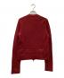FENDI (フェンディ) ニットジャケット レッド サイズ:SIZE 42：5000円