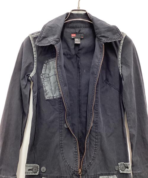 DIESEL（ディーゼル）DIESEL (ディーゼル) つなぎ 00S ブラック サイズ:SIZE Sの古着・服飾アイテム