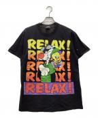 LOONEY TUNESルーニーチューンズ）の古着「半袖カットソー 90s」｜ブラック