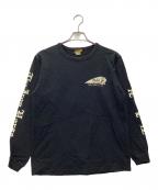 INDIAN MOTORCYCLEインディアンモーターサイクル）の古着「長袖カットソー」｜ブラック