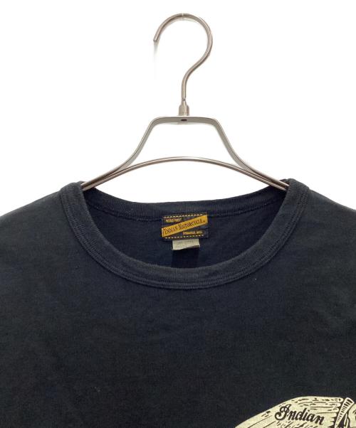 INDIAN MOTORCYCLE（インディアンモーターサイクル）INDIAN MOTORCYCLE (インディアンモーターサイクル) 長袖カットソー ブラック サイズ:SIZE Mの古着・服飾アイテム