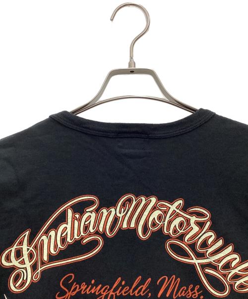 INDIAN MOTORCYCLE（インディアンモーターサイクル）INDIAN MOTORCYCLE (インディアンモーターサイクル) 長袖カットソー ブラック サイズ:SIZE Mの古着・服飾アイテム