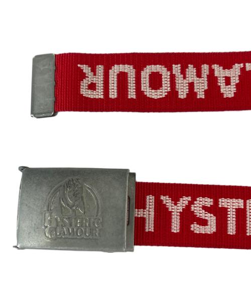 Hysteric Glamour（ヒステリックグラマー）Hysteric Glamour (ヒステリックグラマー) ガチャベルト レッドの古着・服飾アイテム
