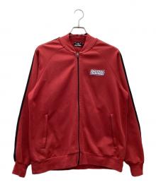 Hysteric Glamour（ヒステリックグラマー）の古着「SPUR LOGOロゴプリントジップアップトラックジャケット」｜レッド
