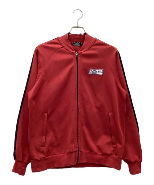 Hysteric Glamour（ヒステリックグラマー）Hysteric Glamour (ヒステリックグラマー) SPUR LOGOロゴプリントジップアップトラックジャケット レッド サイズ:SIZE Mの古着・服飾アイテム