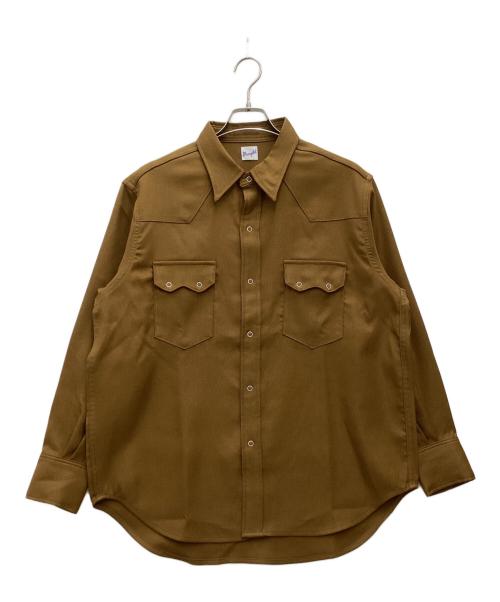Wrangler（ラングラー）Wrangler (ラングラー) 長袖シャツ カーキ サイズ:SIZE Mの古着・服飾アイテム