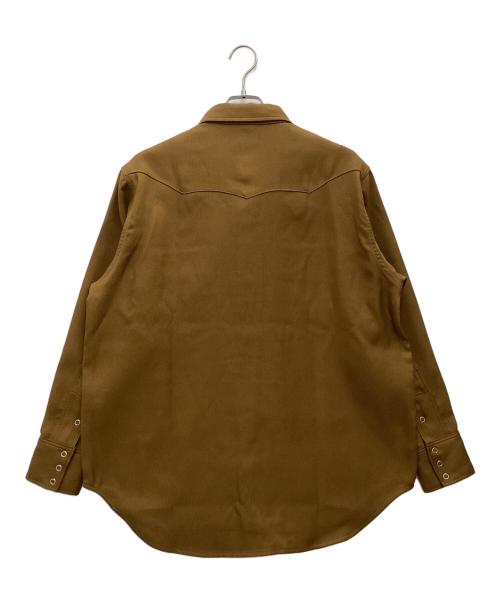 Wrangler（ラングラー）Wrangler (ラングラー) 長袖シャツ カーキ サイズ:SIZE Mの古着・服飾アイテム