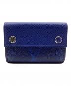 LOUIS VUITTONルイ ヴィトン）の古着「コンパクトウォレット タイガラマ」｜ネイビー