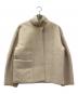 TODAYFUL（トゥデイフル）の古着「スタンドカラーボアジャケット」｜ベージュ