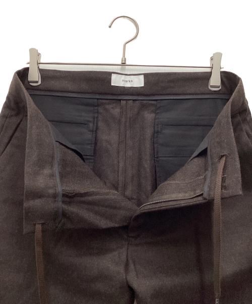 MARKA（マーカ）MARKA (マーカ) ウールパンツ ブラウン サイズ:SIZE 3の古着・服飾アイテム