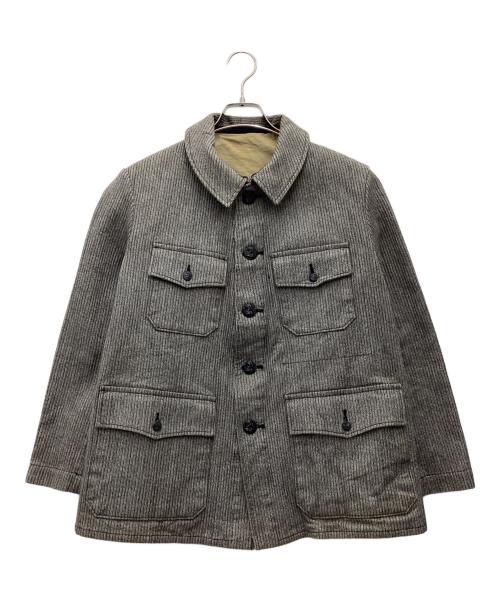 SUGAR CANE（シュガーケーン）SUGAR CANE (シュガーケーン) ハンティングジャケット グレー サイズ:SIZE 38の古着・服飾アイテム