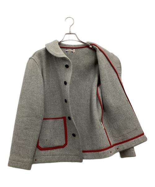 SUGAR CANE（シュガーケーン）SUGAR CANE (シュガーケーン) ウールジャケット グレー サイズ:SIZE 38の古着・服飾アイテム