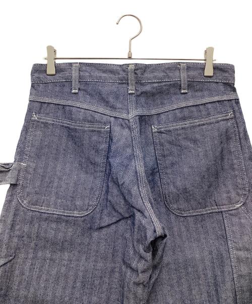 Pointer（ポインター）POINTER (ポインター) ヘリンボーンペインターパンツ USA製 90s～00s  スカイブルー サイズ:SIZE W32×L32の古着・服飾アイテム
