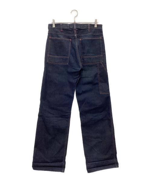 test（テスト）TEST (テスト) デニムパンツ 月桂樹ボタン 推定復刻 ネイビー サイズ:SIZE W32×L34の古着・服飾アイテム