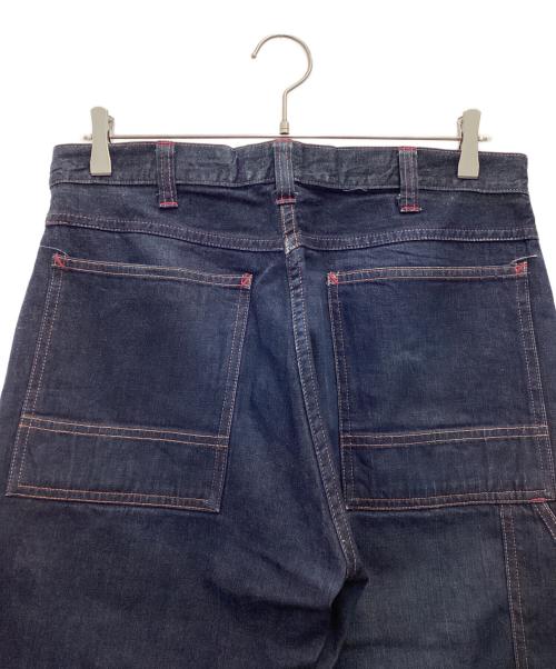 test（テスト）TEST (テスト) デニムパンツ 月桂樹ボタン 推定復刻 ネイビー サイズ:SIZE W32×L34の古着・服飾アイテム