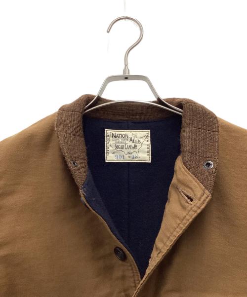 SUGAR CANE（シュガーケーン）SUGAR CANE (シュガーケーン) モールスキンジャケット ブルゾン ブラウン サイズ:SIZE 38の古着・服飾アイテム