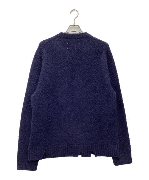 Maison Margiela（メゾンマルジェラ）Maison Margiela (メゾンマルジェラ) ピリング加工 ウール ニット セーター 20AW ネイビー サイズ:SIZE XXLの古着・服飾アイテム