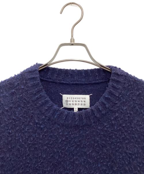 Maison Margiela（メゾンマルジェラ）Maison Margiela (メゾンマルジェラ) ピリング加工 ウール ニット セーター 20AW ネイビー サイズ:SIZE XXLの古着・服飾アイテム
