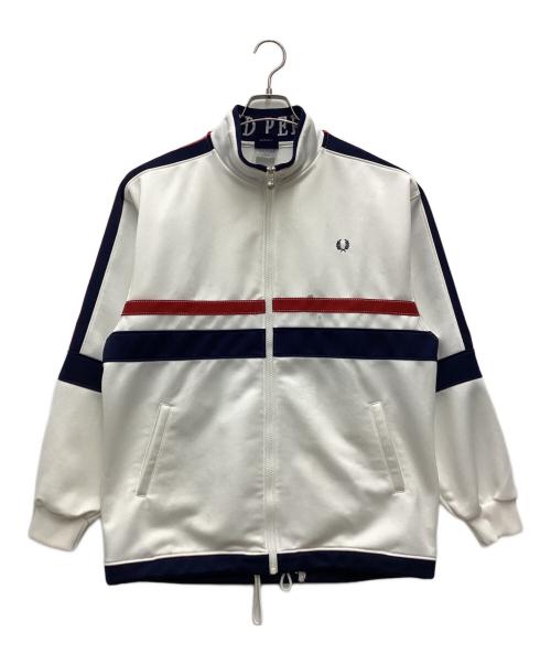 FRED PERRY（フレッドペリー）FRED PERRY (フレッドペリー) トラックジャケット ヒットユニオン社 80s～90s ホワイト サイズ:SIZE Lの古着・服飾アイテム