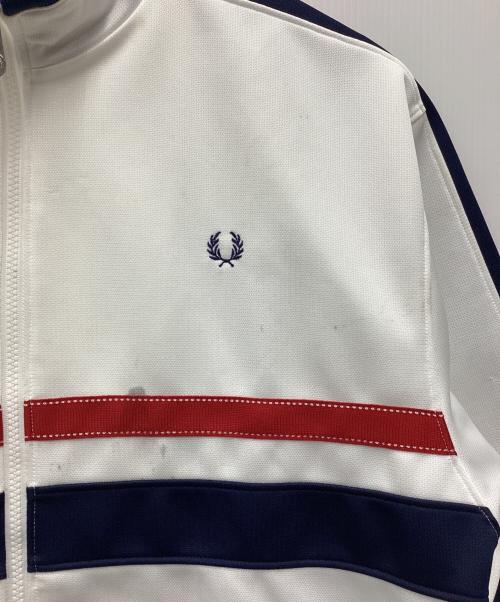 FRED PERRY（フレッドペリー）FRED PERRY (フレッドペリー) トラックジャケット ヒットユニオン社 80s～90s ホワイト サイズ:SIZE Lの古着・服飾アイテム