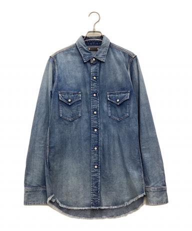 中古・古着通販】MINEDENIM (マインデニム) デニムシャツ スカイブルー