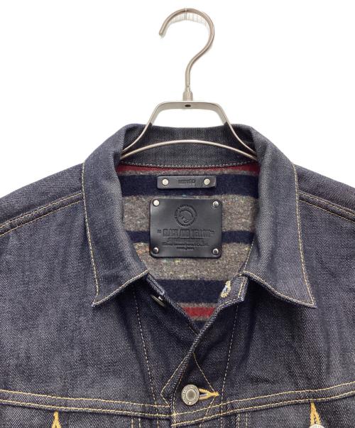 MINEDENIM（マインデニム）MINEDENIM (マインデニム) RATS (ラッツ) デニムジャケット 20AW Black and Yellow インディゴ サイズ:SIZE Sの古着・服飾アイテム