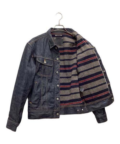 MINEDENIM（マインデニム）MINEDENIM (マインデニム) RATS (ラッツ) デニムジャケット 20AW Black and Yellow インディゴ サイズ:SIZE Sの古着・服飾アイテム